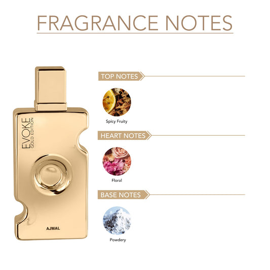 Ajmal Evoke Gold Edition Eau De Parfum for Her