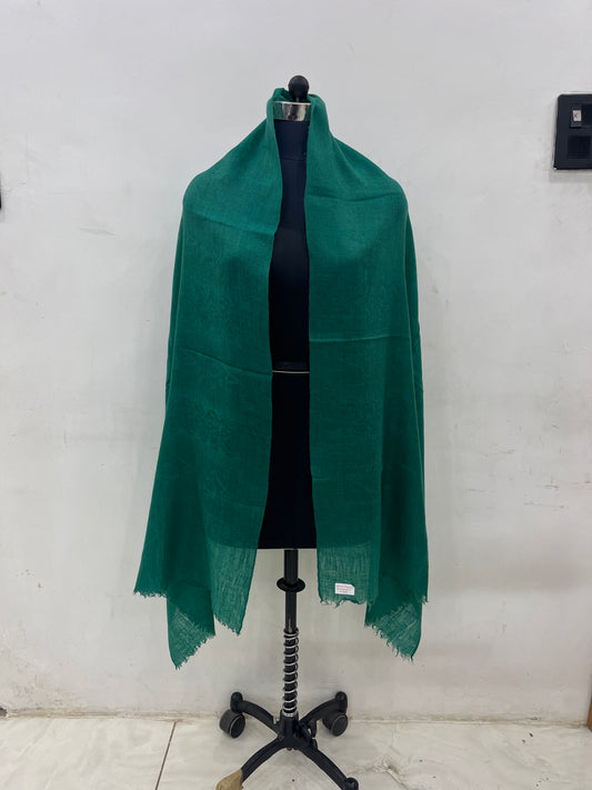 Pashmina Emerald Green Handwoven Shawl