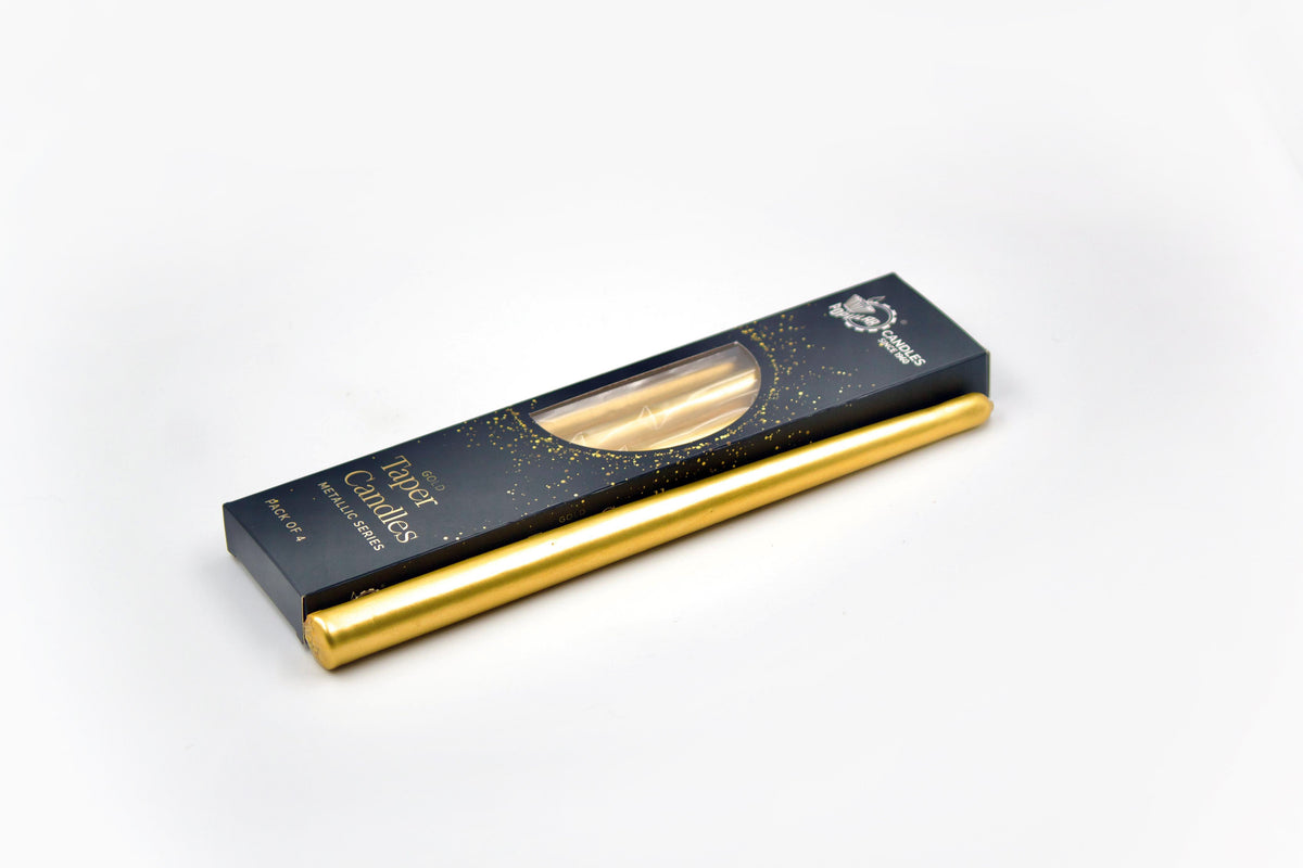Taper Metallic Gold (4 pcs)