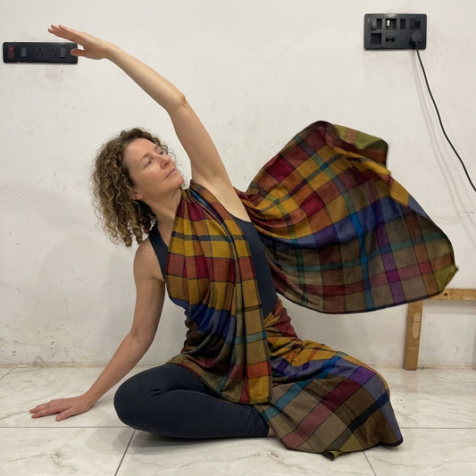 Pashmina Multicolour Designer Handwoven Shawl