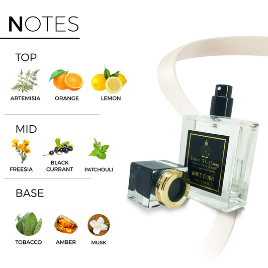 Zuhur AL Oasis White Oudh Perfume For Men