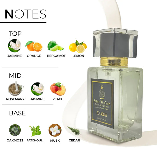 Zuhur AL Oasis ZO Aqua Unisex Perfume