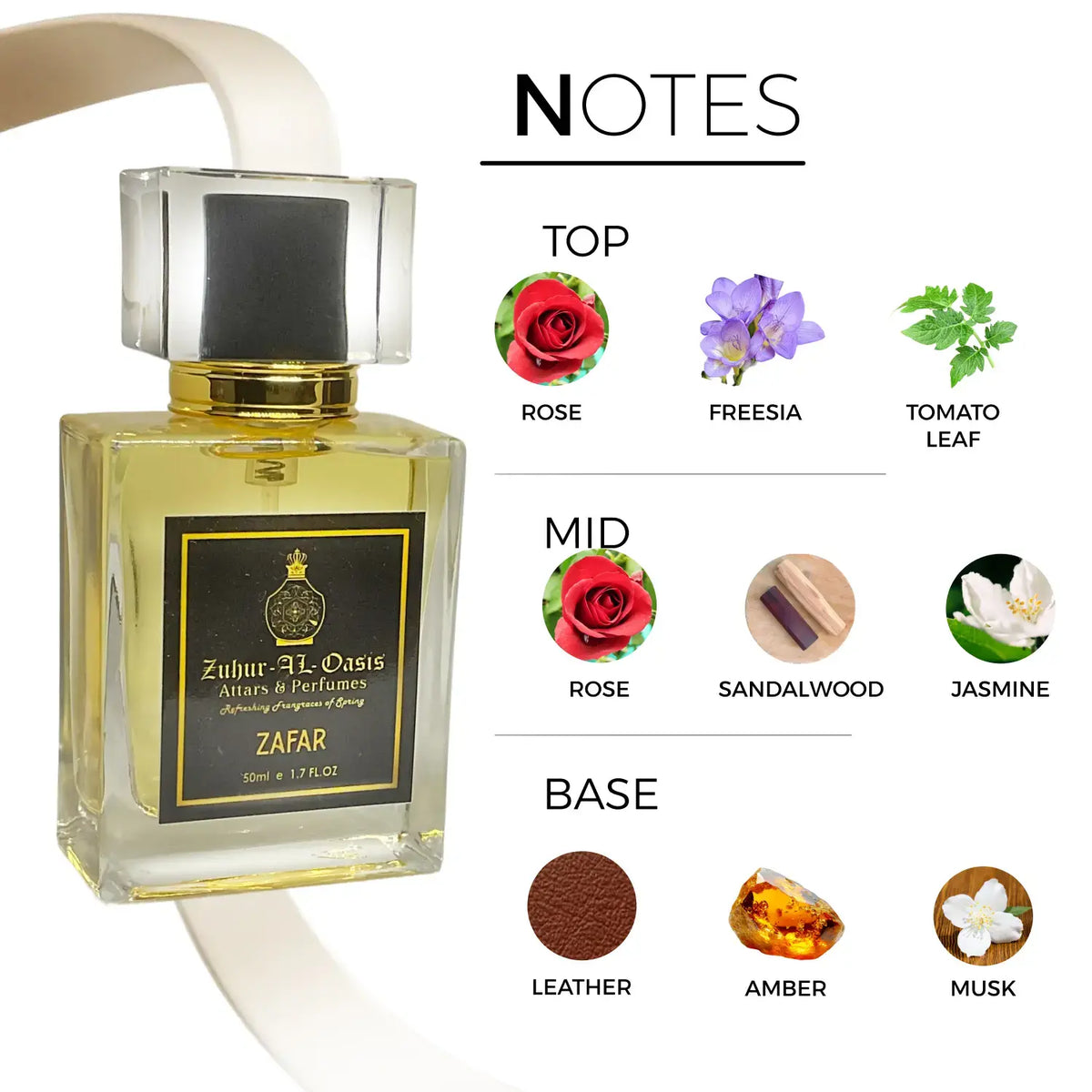 Zuhur AL Oasis Zafar Perfume For Men