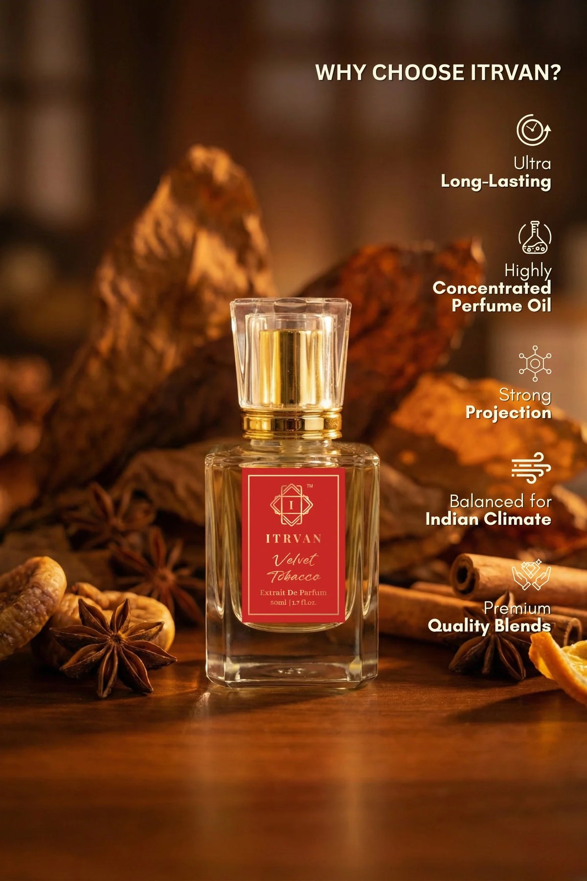 Velvet Tobacco – Extrait De Parfum Itrvan Perfumes