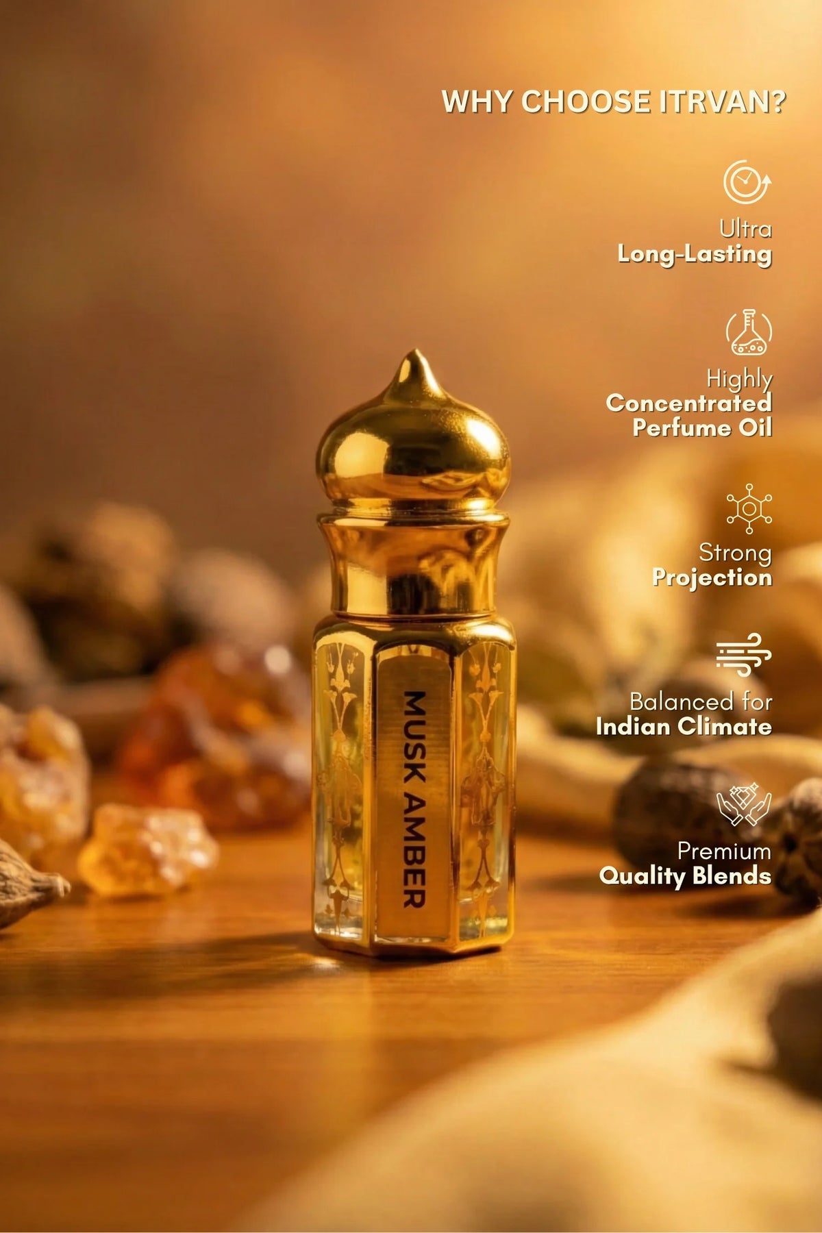 Musk Amber – Attar Itrvan Perfumes