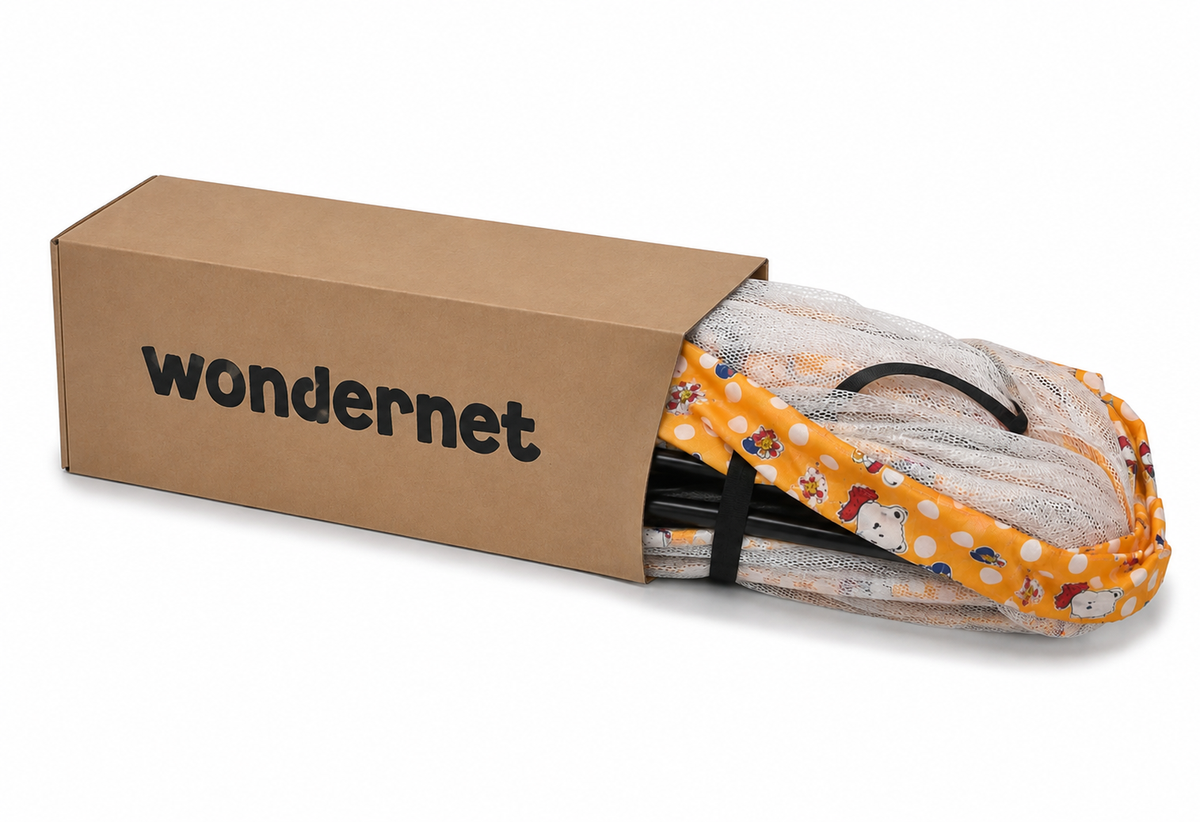 WonderNet Foldable Baby Mosquito Net for Bed – Newborn to 4 Years
