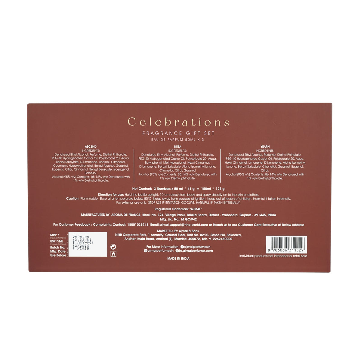 Ajmal Celebration Fragrance Gift Set