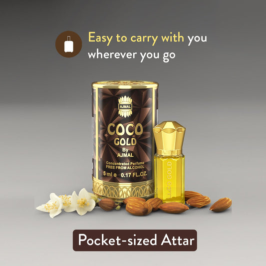 Ajmal Coco Gold Attar (Concentrated Perfume Oil)