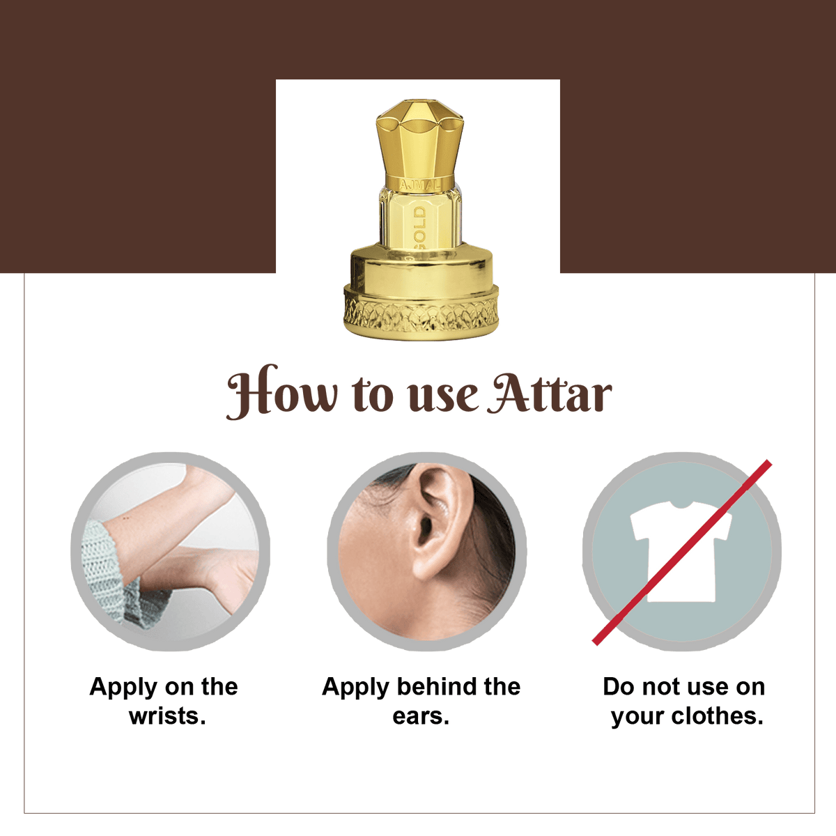 Ajmal Coco Gold Attar (Concentrated Perfume Oil)