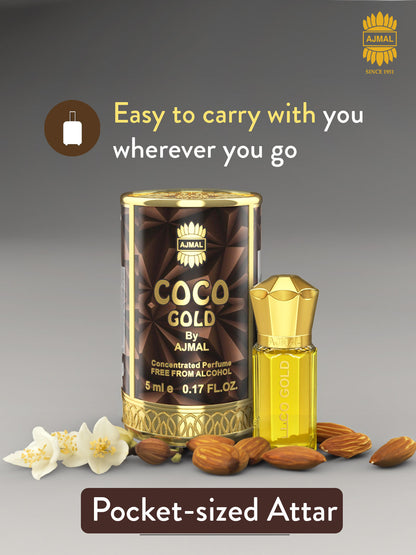 Ajmal Coco Gold Attar (Concentrated Perfume Oil)