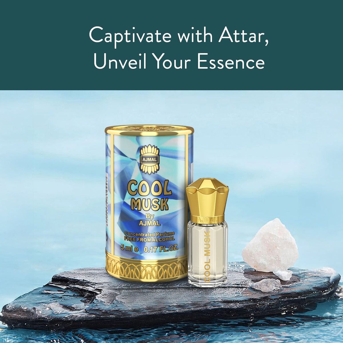 Ajmal Cool Musk Attar (Concentrated Perfume Oil)