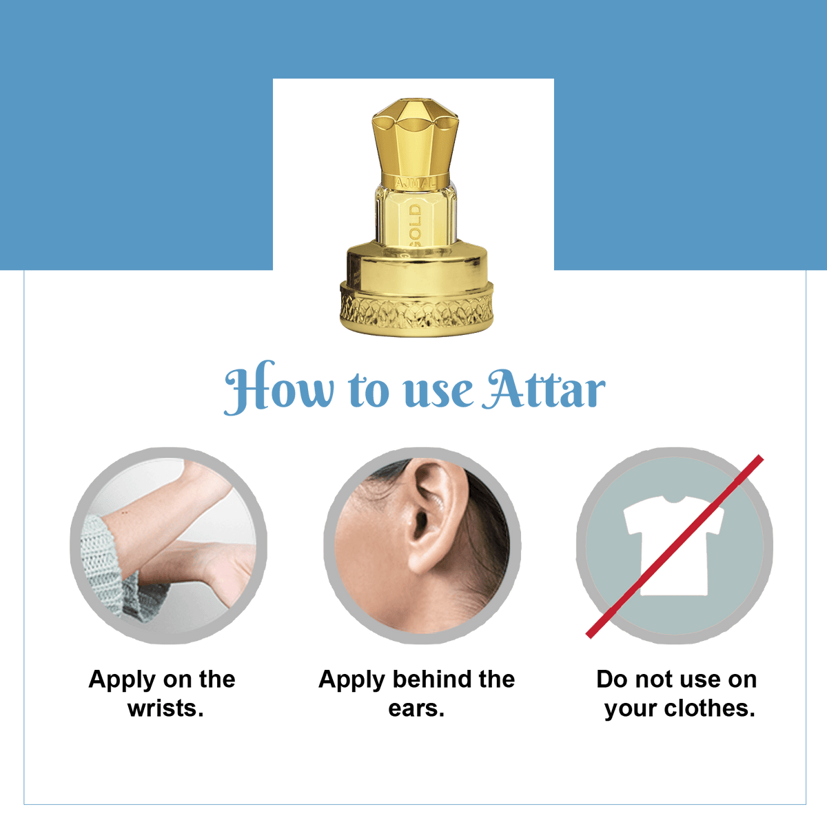 Ajmal Cool Musk Attar (Concentrated Perfume Oil)