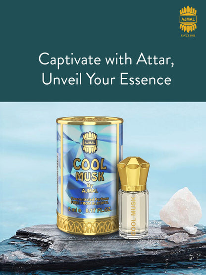 Ajmal Cool Musk Attar (Concentrated Perfume Oil)