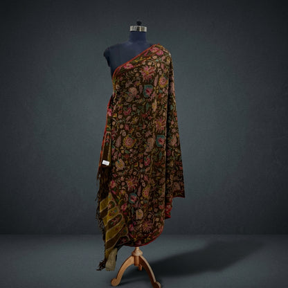 Pashmina Kani Jamawar Coffee — GI Certified