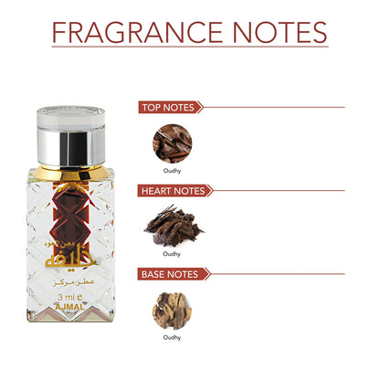 Ajmal Dahnul Oudh Khalifa Attar (Concentrated Perfume Oil)