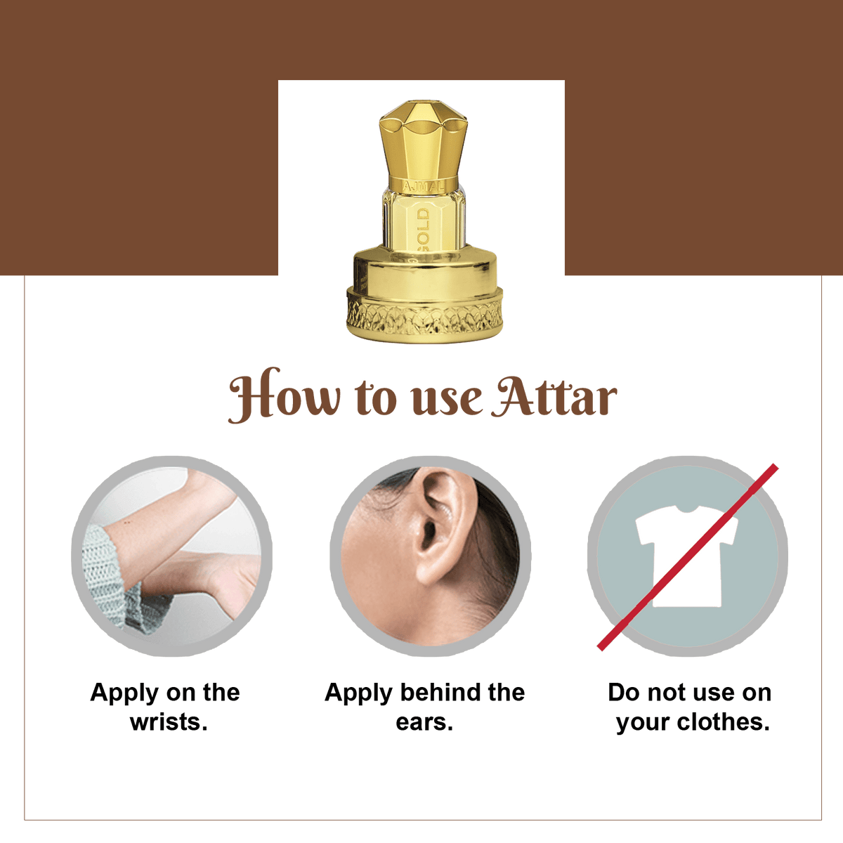 Ajmal Dubai Oud Attar (Concentrated Perfume Oil)