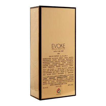 Ajmal Evoke Gold Edition Eau De Parfum for Her