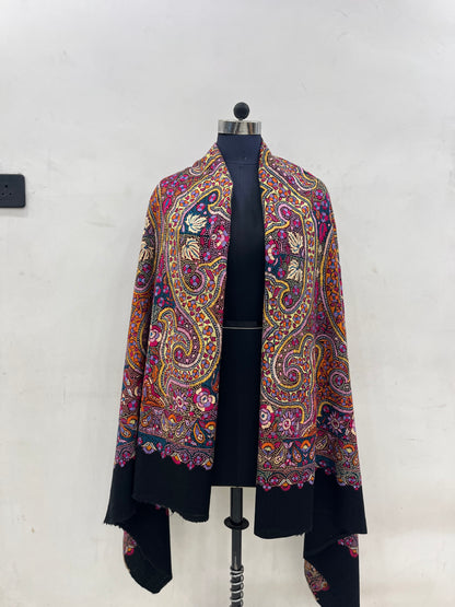 Pashmina Sozni Jamawar Embroidered Shawl