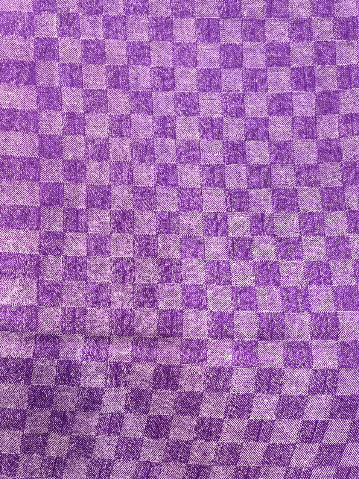 Pashmina Self-Checkered Lavender Stole
