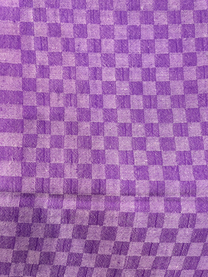 Pashmina Self-Checkered Lavender Stole