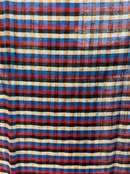 Pashmina Reversible Checkered Handwoven Shawl