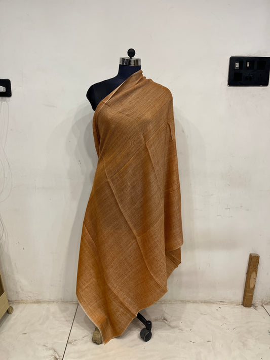 Pashmina Warm Caramel Handwoven Shawl