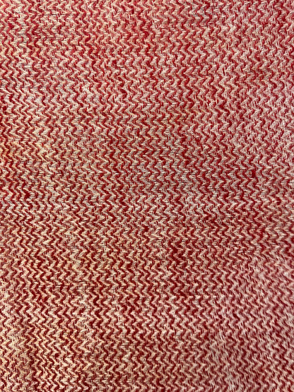 Pashmina Dual Tone Rust & Red Designer  Handwoven Shawl