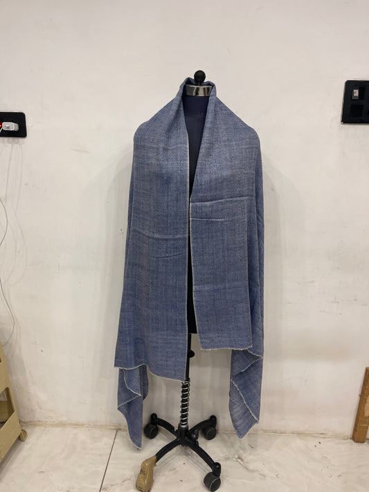 Pashmina Ocean Blue Premium Handwoven Stole