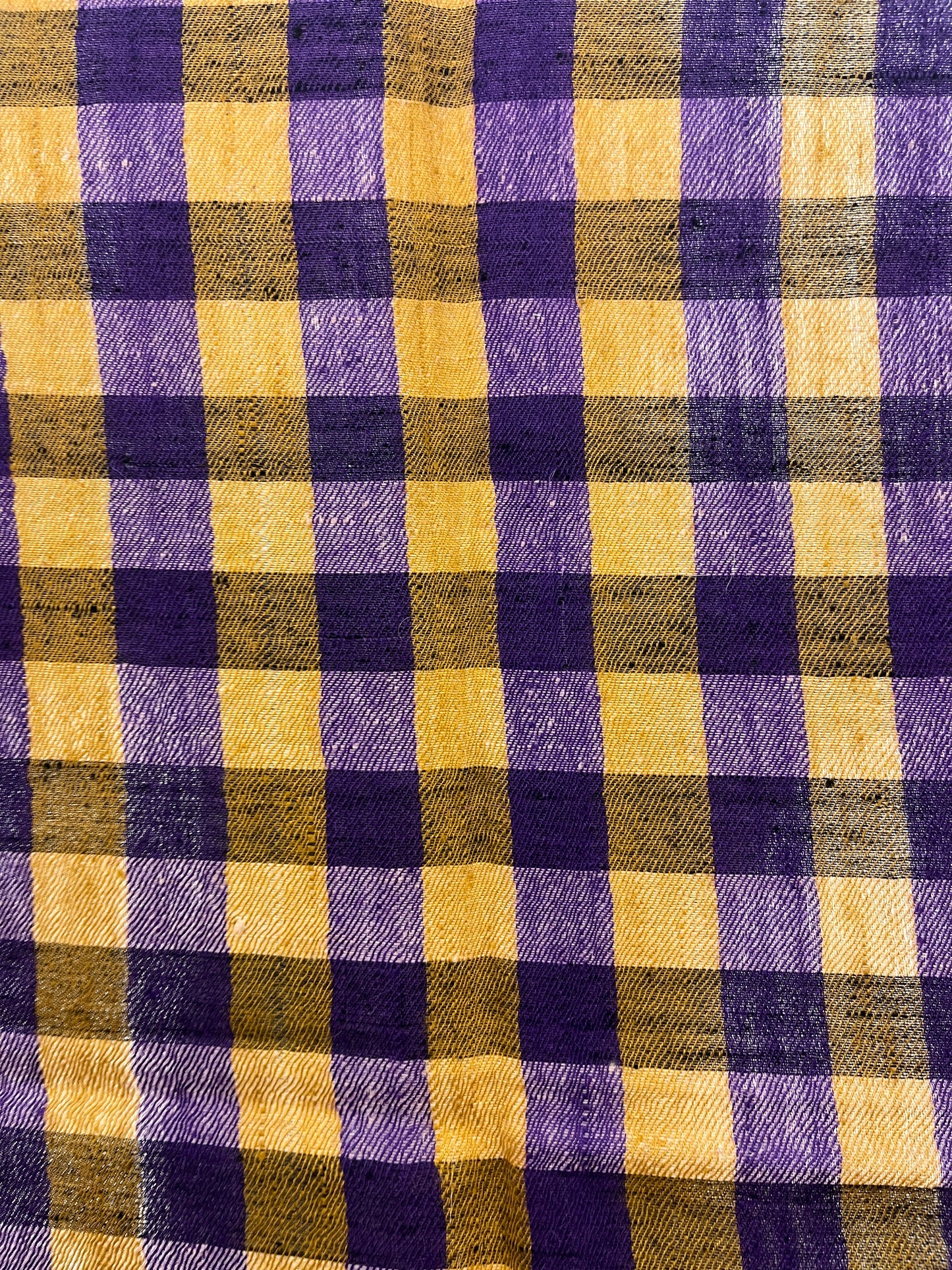 Pashmina Checkered Handwoven Classic Shawl — Heritage
