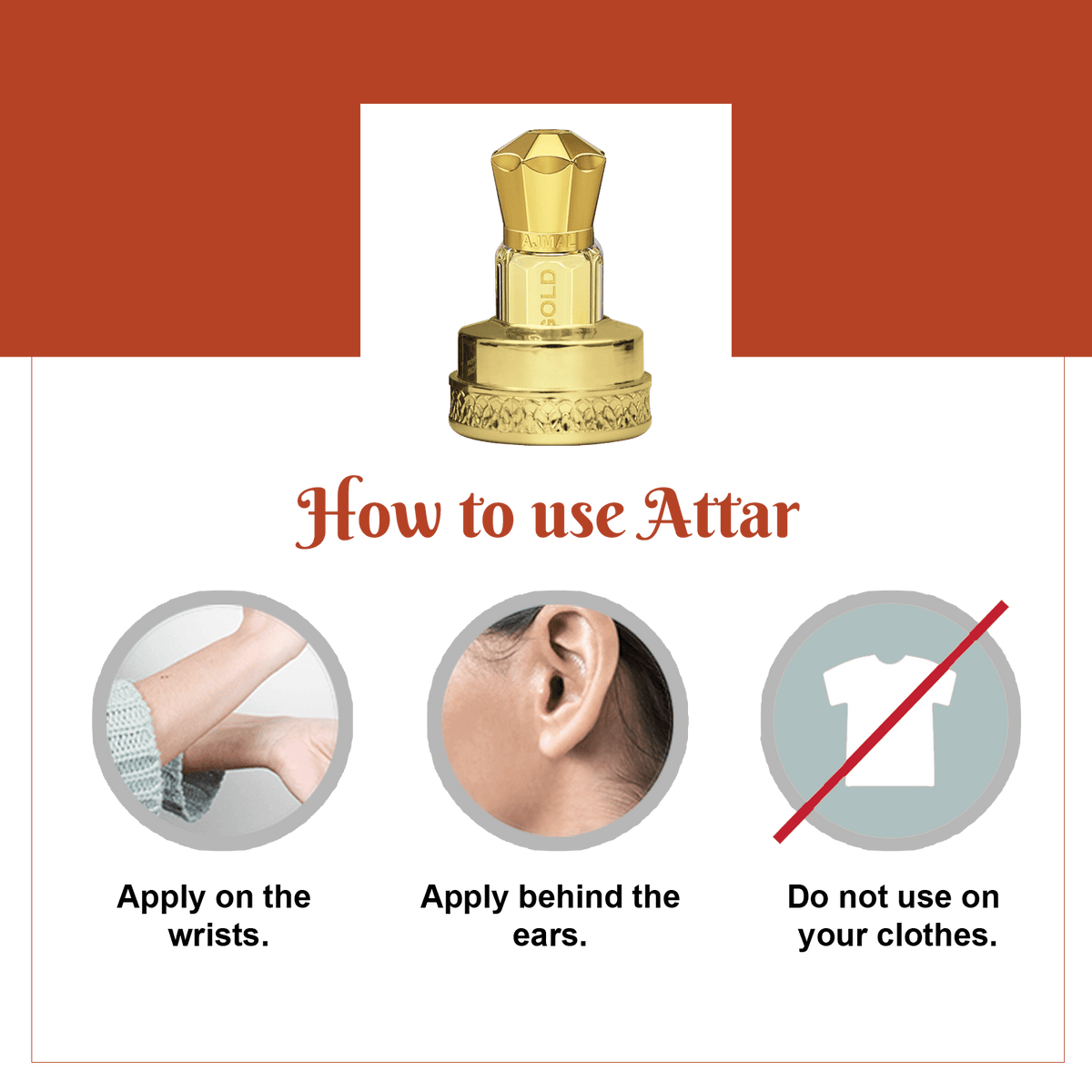 Ajmal Musk Amber Attar (Concentrated Perfume Oil)