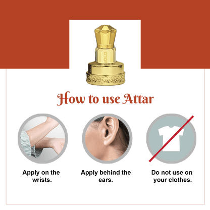 Ajmal Musk Amber Attar (Concentrated Perfume Oil)