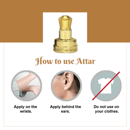 Ajmal Musk Gold Attar (Concentrated Perfume Oil)