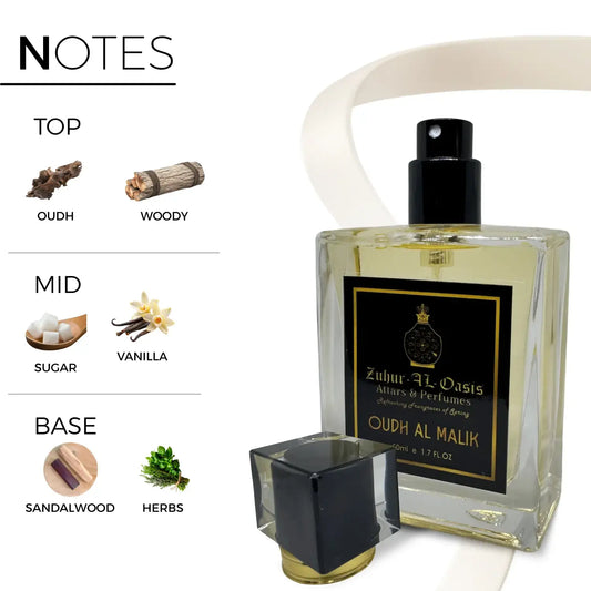 Zuhur AL Oasis Oudh AL Malik Perfume For Men