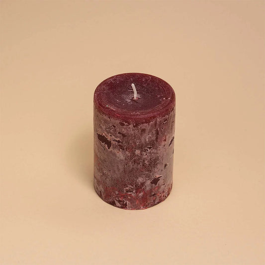 RUSTIC PILLAR CANDLE 2.8*4