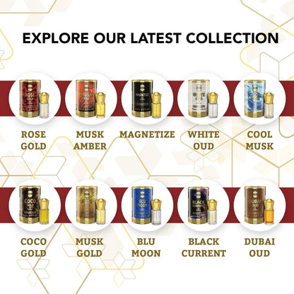 Ajmal Rose Gold Attar (Concentrated Perfume Oil)