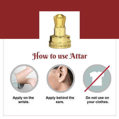 Ajmal Rose Gold Attar (Concentrated Perfume Oil)