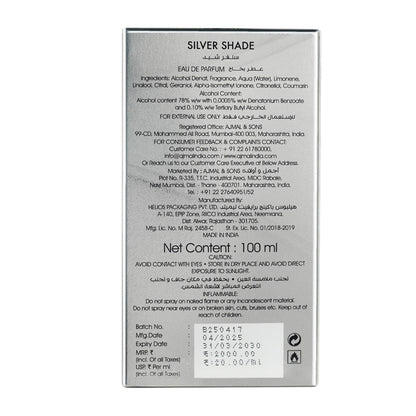 Ajmal Silver Shade Eau De Parfum