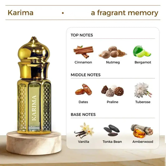 Zuhur AL Oasis Karima Non Alcoholic Attar For Men 6ML