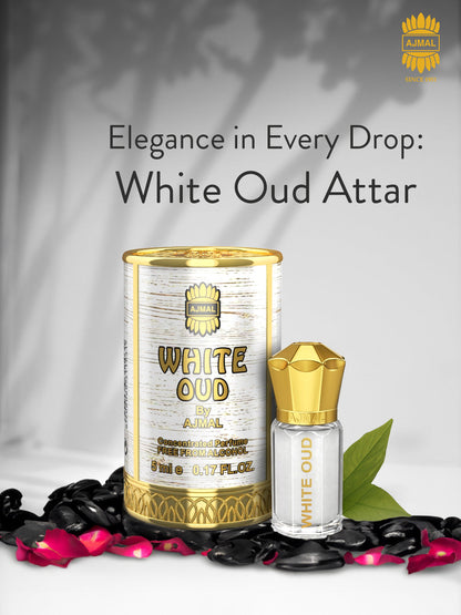 Ajmal White Oud Attar (Concentrated Perfume Oil)