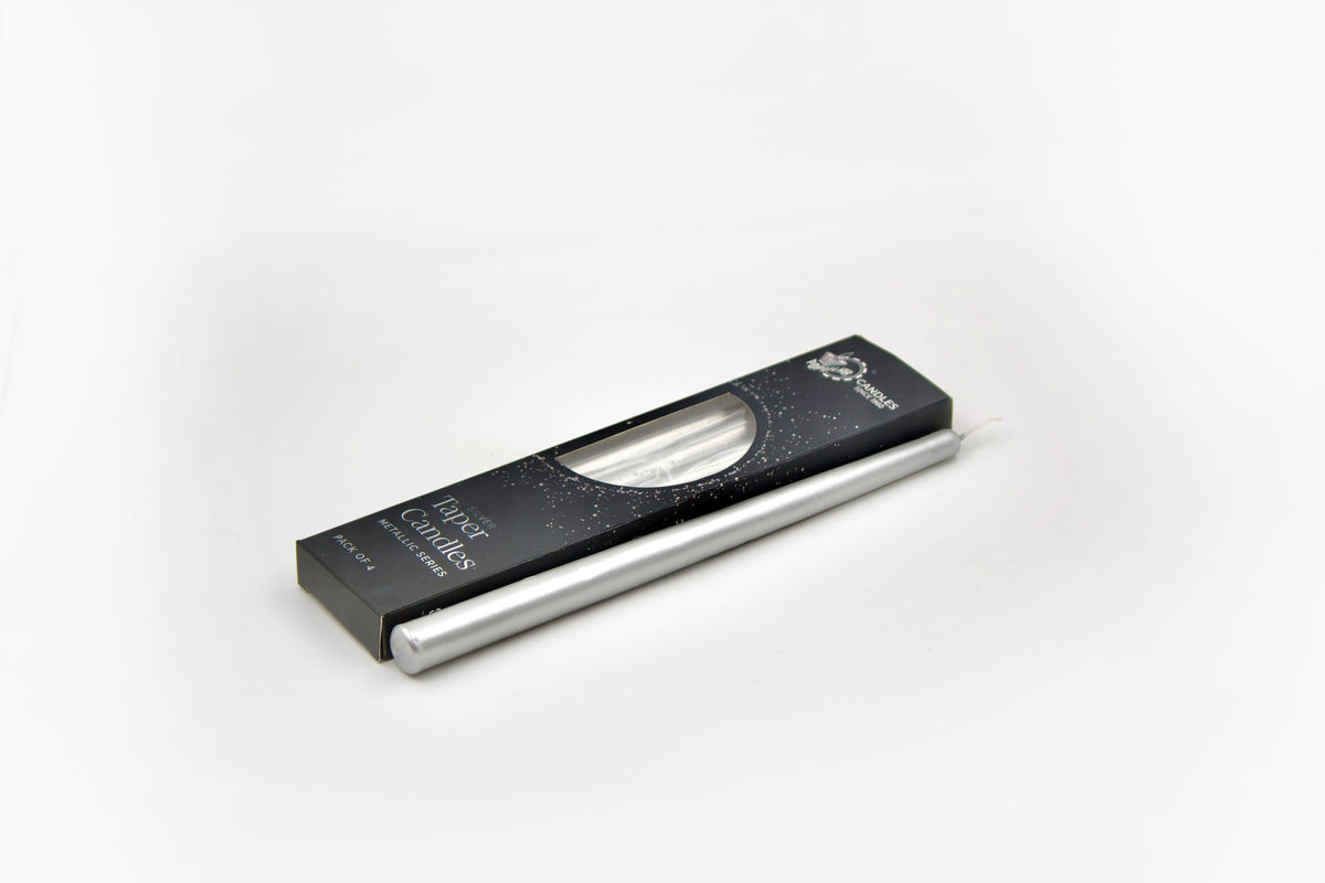 Taper Metallic Silver (4 pcs)