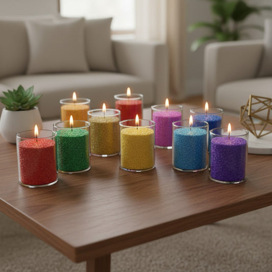 Colored Sand Wax - Colourful Soy Pearl Wax