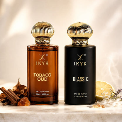 IKYK Tobacco Oud 100ML & Klassik 100ML Combo