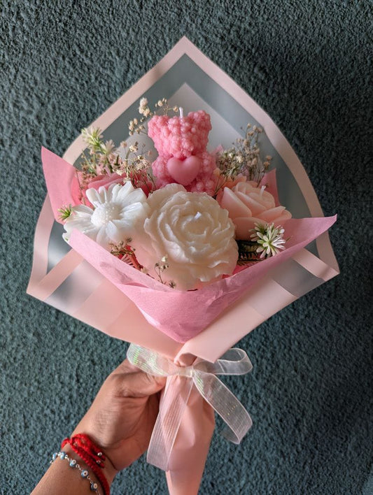 Flower Bouquet Candle