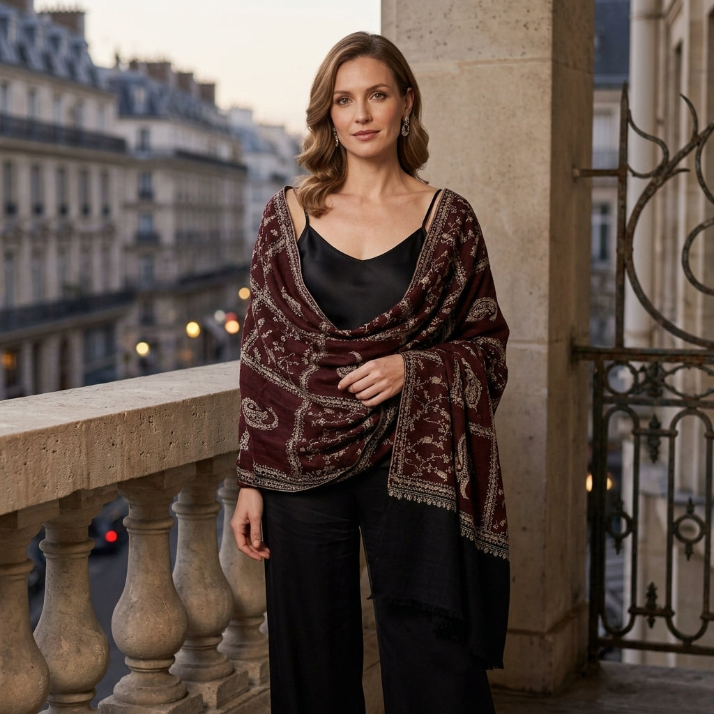 Pashmina Designer Zali Weave Stole