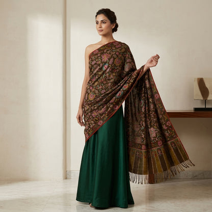 Pashmina Kani Jamawar Coffee — GI Certified