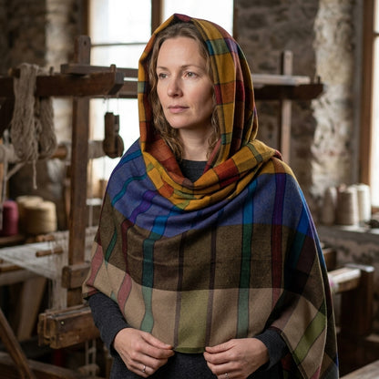 Pashmina Multicolour Designer Handwoven Shawl