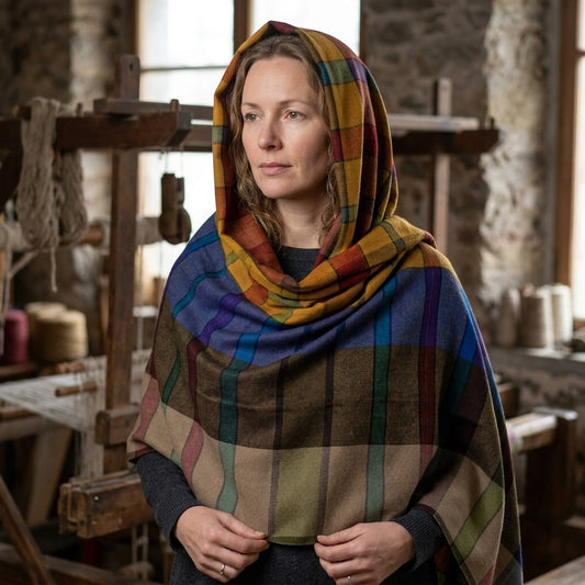 Pashmina Multicolour Designer Handwoven Shawl