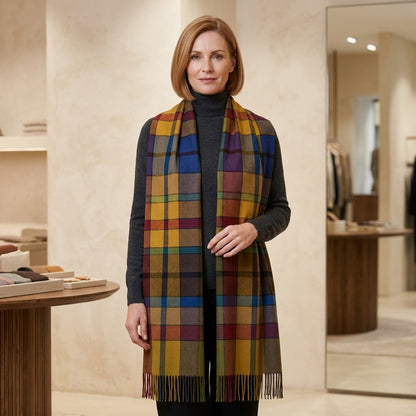 Pashmina Multicolour Designer Handwoven Shawl