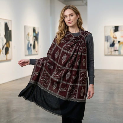 Pashmina Designer Zali Weave Stole