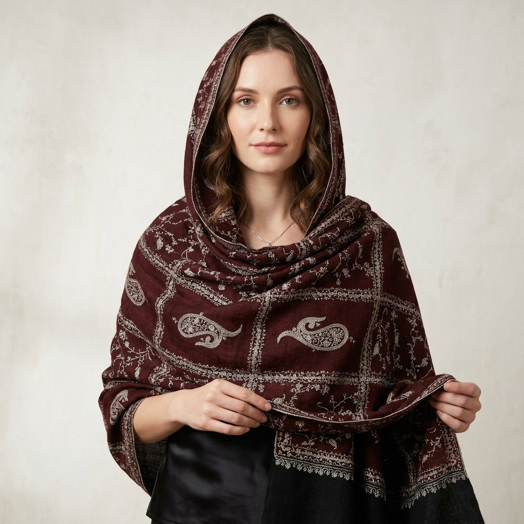 Pashmina Designer Zali Weave Stole